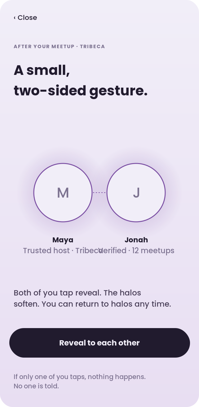 Mutual reveal